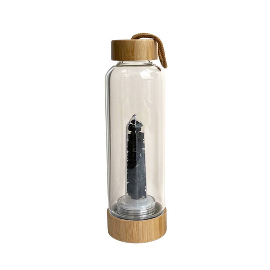 Black Tourmaline Water Bottle