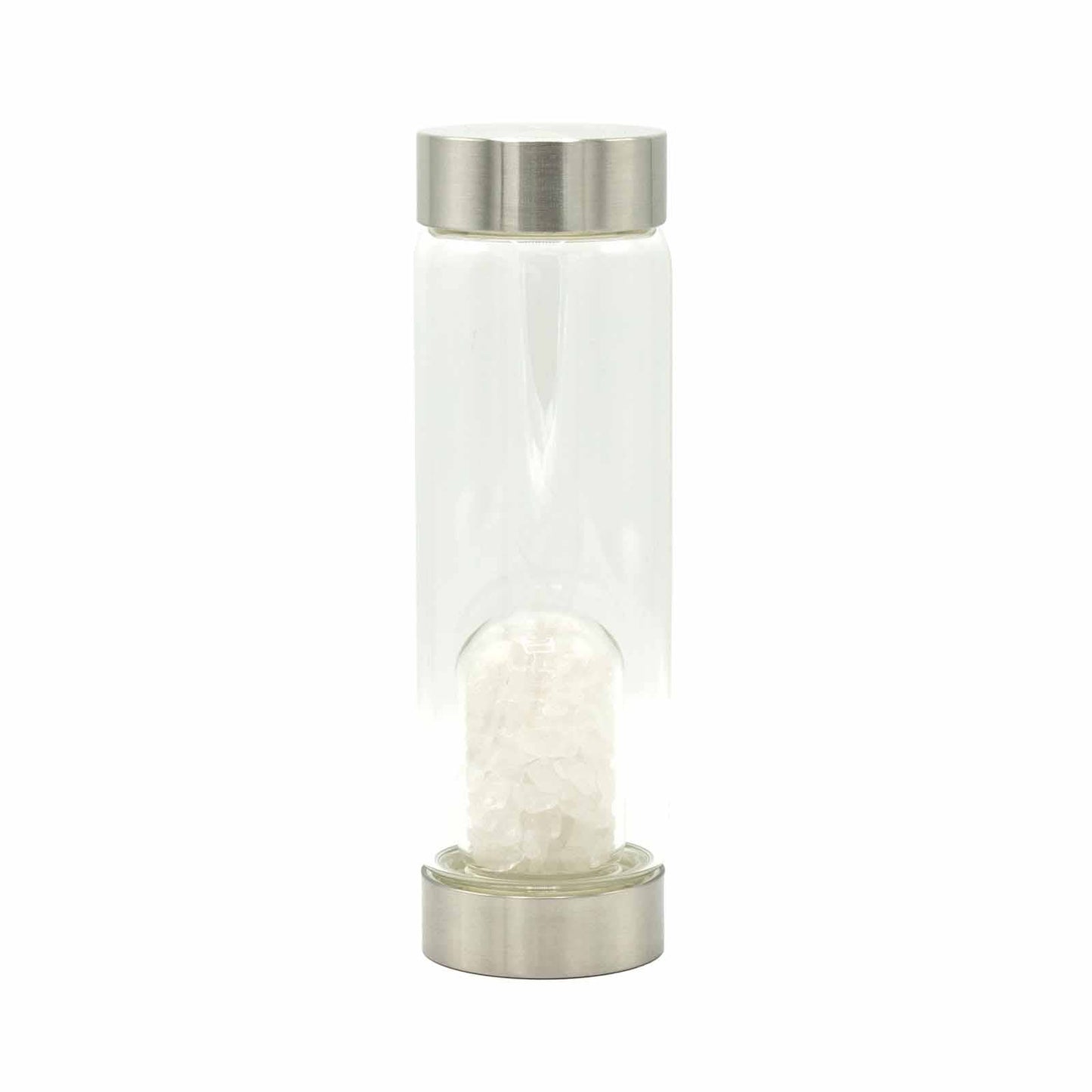 Clear Quartz Crystal Bottle